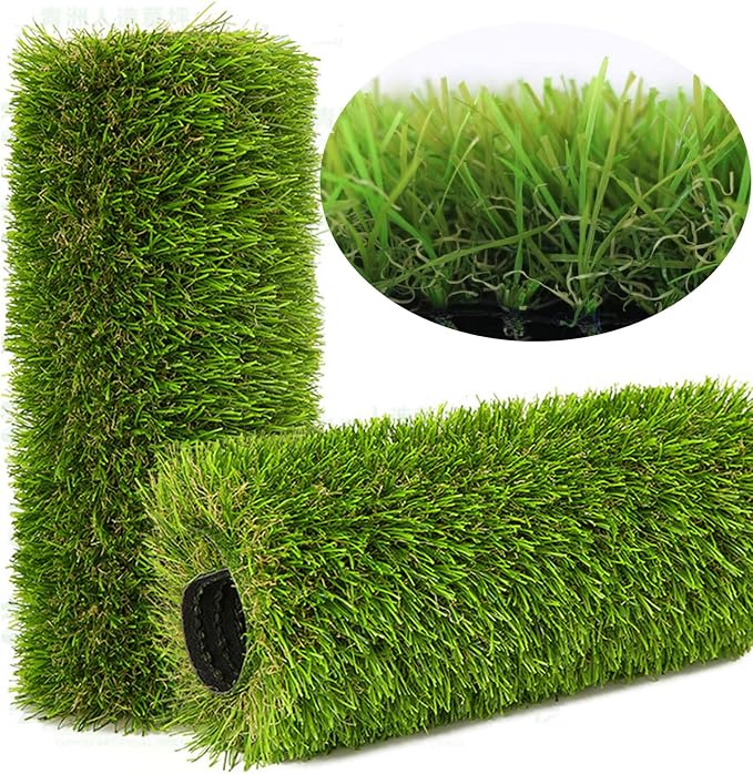 Artificial Grass Rug Outdoor Indoor 8FTX59FT Fake Grass Carpet Green Synthetic by NINXIANG