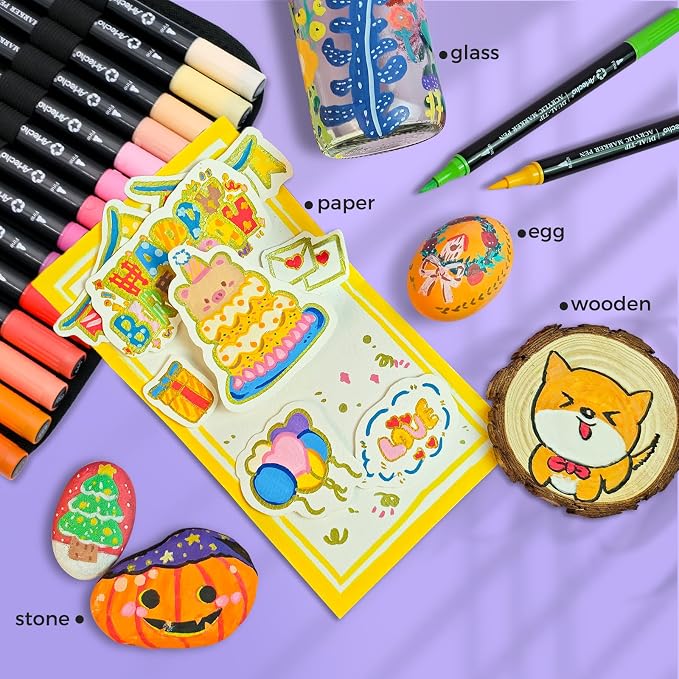 Artecho Acrylic Paint Markers 120 Colors - Image 4