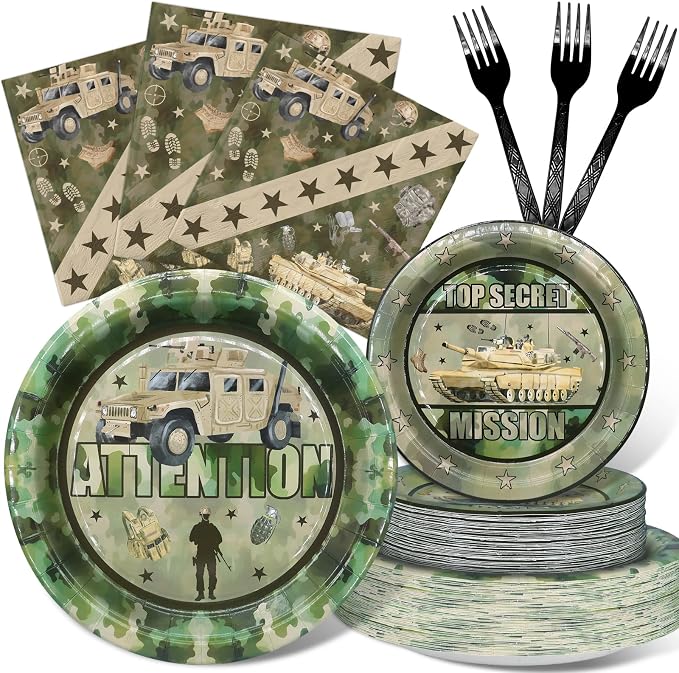 Army Party Decorations Set by Outego