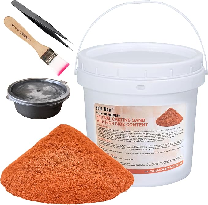 20LBs Natural Casting Sand Ultra-Fine（400Mesh） by Unknown
