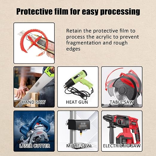 16×12In Black Acrylic Sheet for Laser Cutting 3mm Thick Hard Laser Acrylic Sheet Black Pastic Sheet for Home Decor Sign,DIY Materials for Photo Frame