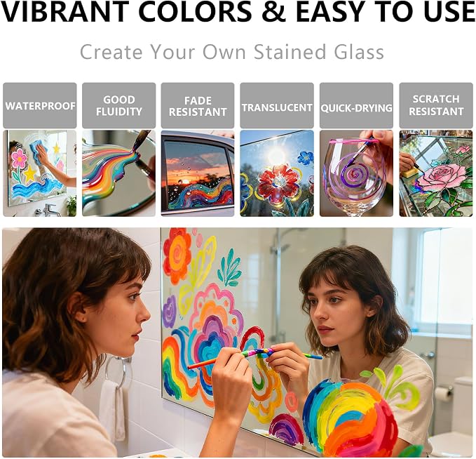 GOODTAKE Orange Glass Paint - Image 4