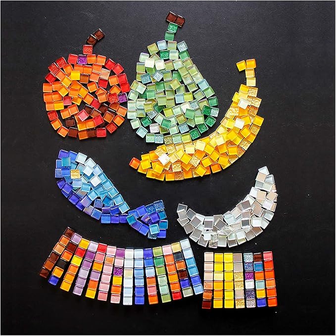 Mosaic Tiles Squares Black Crystal Mosaic Glass Tile - Image 7