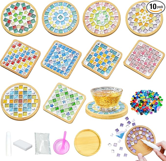 Airsnigi 10 Set DIY Mosaic Tiles by Airsnigi