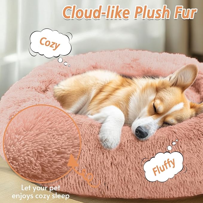 JOLLYVOGUE Calming Small Dog & Cat Bed - Image 2
