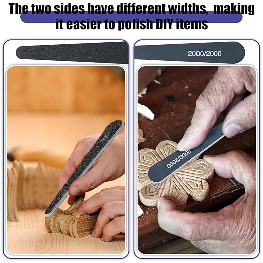 Honoson 20 Pcs Sanding Sticks for Plastic Models 3D Print Polishing Sticks - Image 4