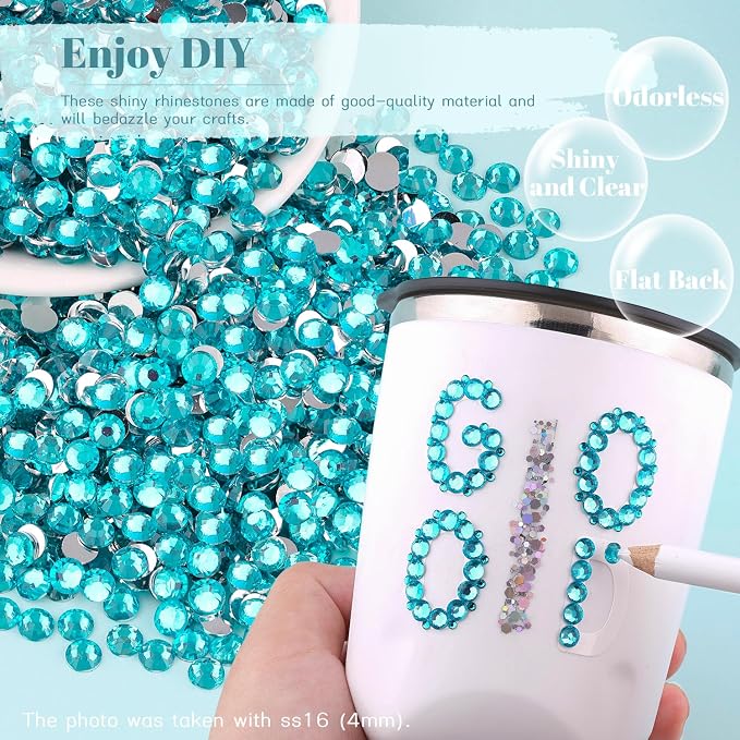 12000PCS 2mm Resin Rhinestones Bulk - Image 4