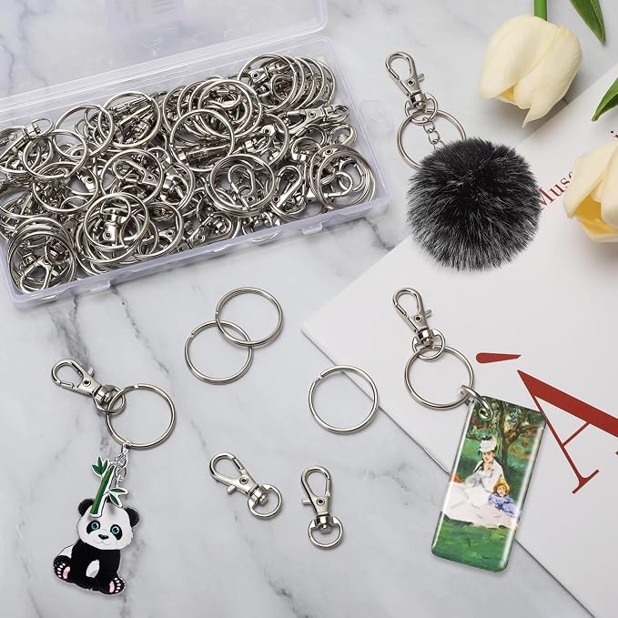 Bonison 94pcs Keychain Making Kit - Image 7