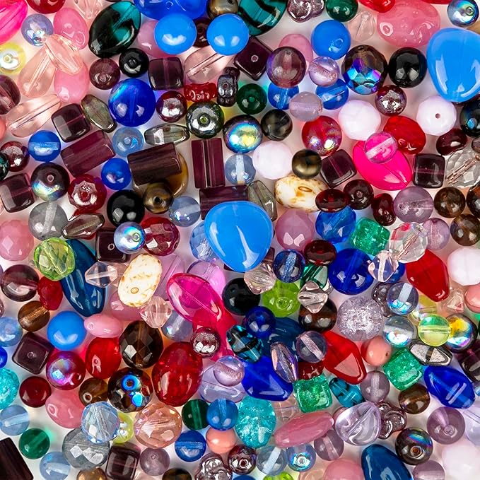 Assorted Glass Beads for Jewelry Making, DIY Lamp Work, Arts and Crafts - Image 5