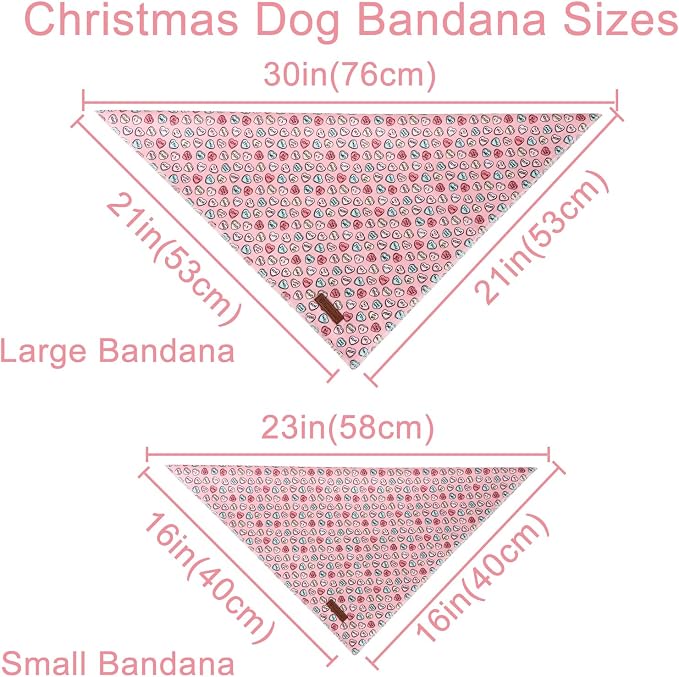 Valentine Dog Bandana - Image 3