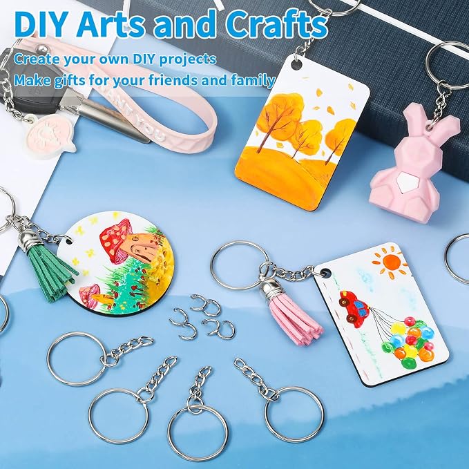 Paxcoo 100Pcs Split Key Chain Rings - Image 7