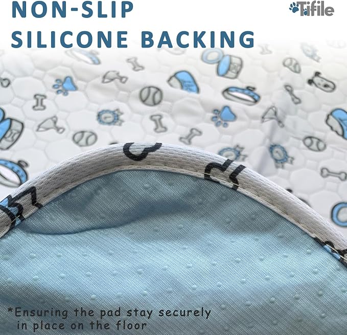 Washable Pee Pads for Dogs, 18x24in Reusable Puppy Pads, Absorbent Whelping Pads - Image 3