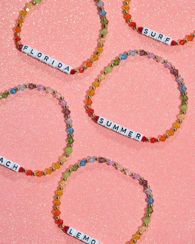 DoDoBeads 700 Pcs Small Letter Beads, 5×5mm Tiny Square Letter Beads - Image 4