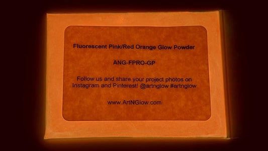 Glow in The Dark Pigment Powder - Neutral and Fluorescent Color for Art Painting, Fine Art, Nail Art Paint, and DIY Crafts - Long Lasting 10+ Color Options - Fluorescent Pink - (1 Kilogram)