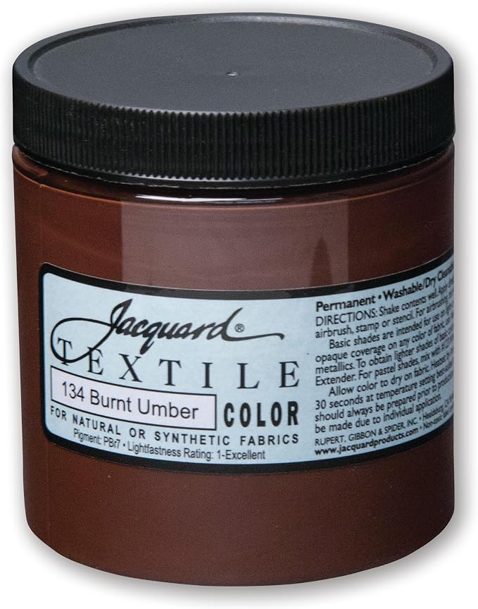 Jacquard Textile Color Burnt Umber by Jacquard
