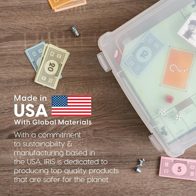 IRIS USA Board Game Storage Containers, and Fits 8.5" x 11" or A4 Papers - Image 9