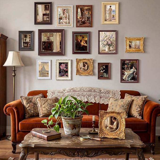Namalu 15 Pcs Vintage Picture Frames - Image 5