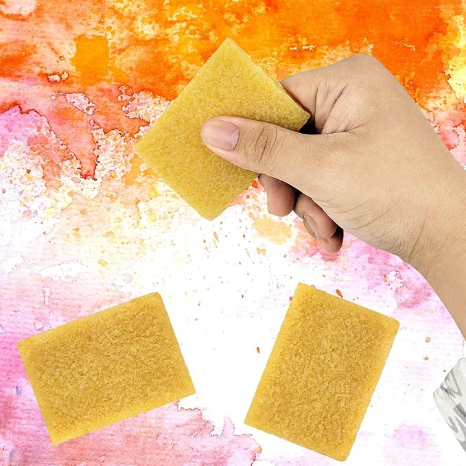 1 PCS 2.8 * 2.0 inches Rubber Cement Eraser, Rubber, for Removing Adhesive and Residues from Plastic Paper, Large Eraser (1)