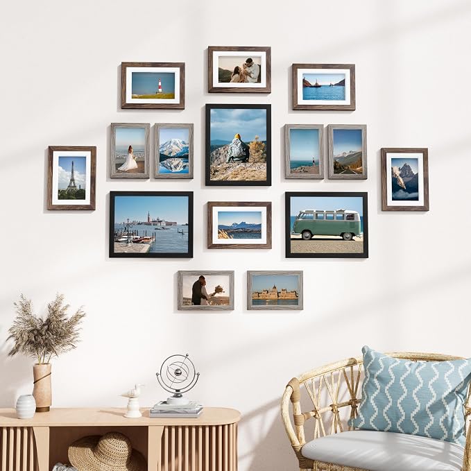 Vittanly 15 Pack Picture Frames Collage Wall Decor, Gallery Frame Set - Image 8