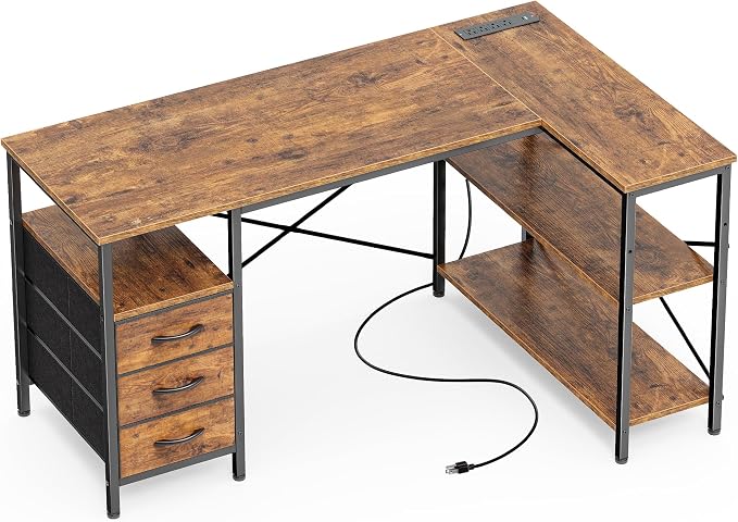 Huuger L Shaped Office Desk by Huuger