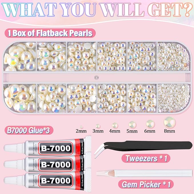 Flatback Pearls for Crafting - Image 2