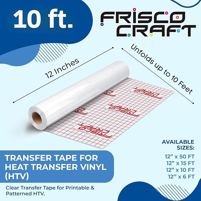 Frisco Craft Clear Transfer Tape Vinyl Roll - Image 2