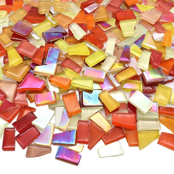 LITMIND Irregular Crystal Glass Mosaic Tiles by LITMIND