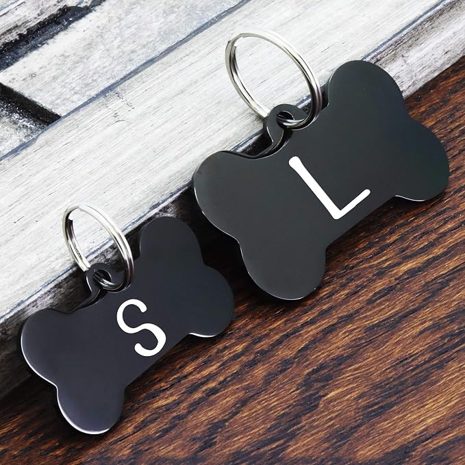 UltraJoys Stainless Steel Pet ID Tag Dog Name Tags Personalized Front and Back - Image 6