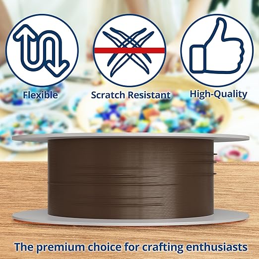 Soft Flex 49 Strand Beading Wire - Heavy 0.24 Diameter - 10 Feet Nylon Design Wire