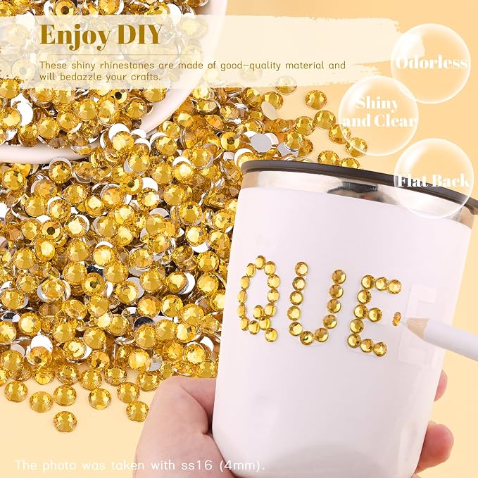 8000PCS 3mm Resin Rhinestones Bulk - Image 4