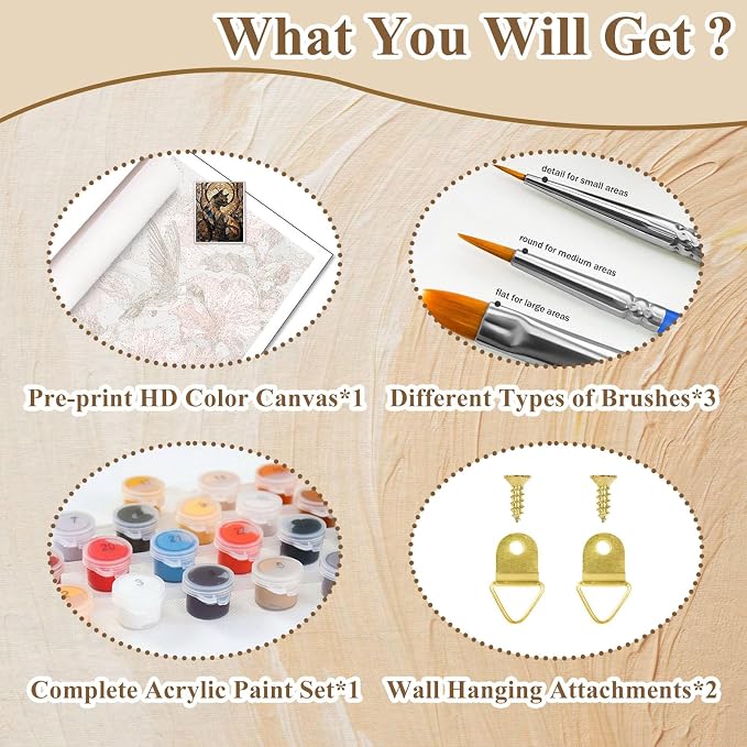 HMZephitiquc Cat Paint by Numbers Kit - Image 6