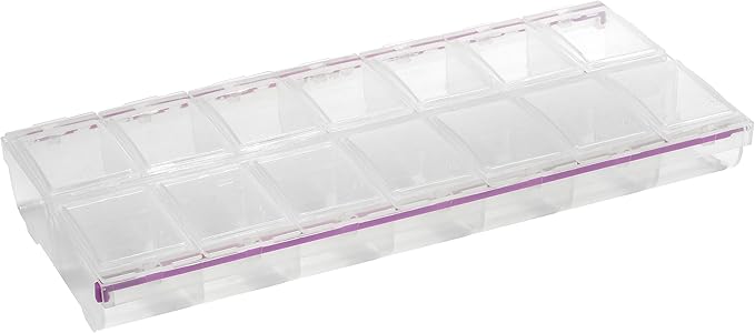 Craft Mates Craft & Sewing Supplies Organizer, 14 Locking Compartments by CRAFTMATES
