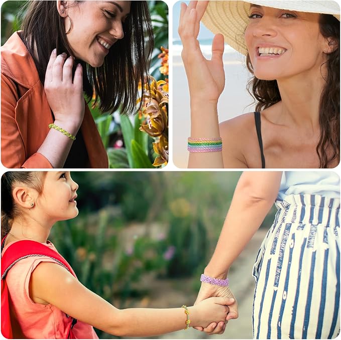 Funtopia Seed Beads for Bracelets, 4mm Uniform Glass Seed Beads for Jewelry - Image 4