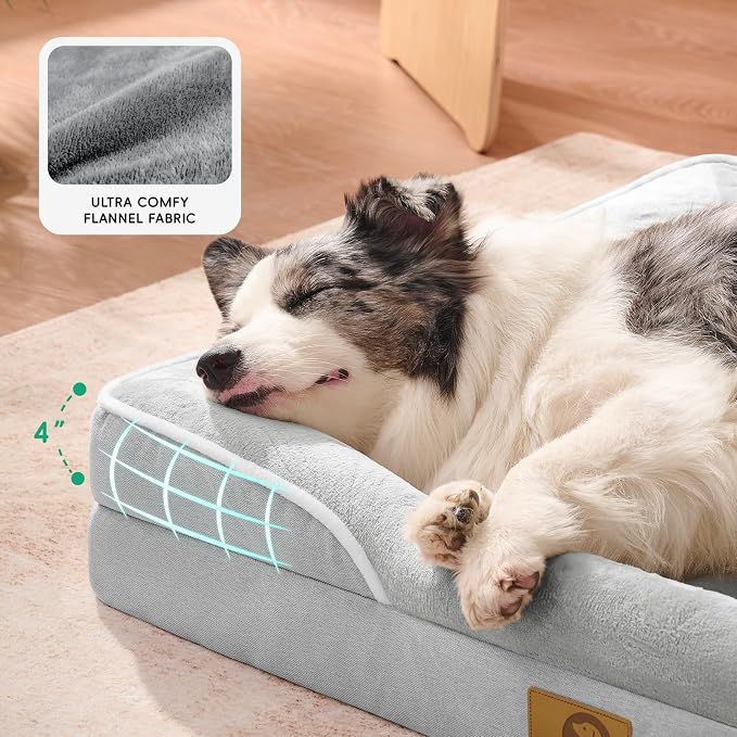 Homemate Dog Bed Large Sized Dog: 42x30 inch Orthopedic Large Dogs Bed XL - Image 5