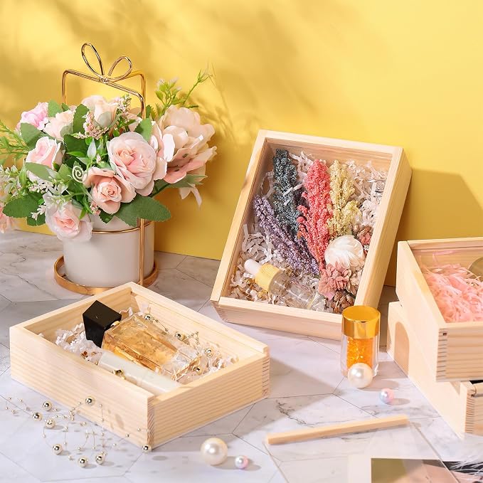 Thyle 36 Pcs Unfinished Wood Display Boxes - Image 5