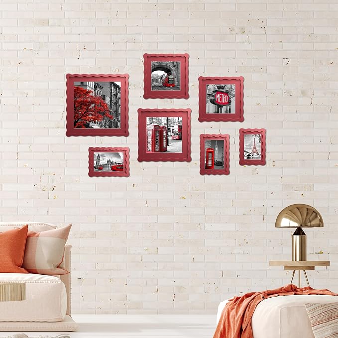 12x12 Wavy Picture Frame With Mat - Image 5
