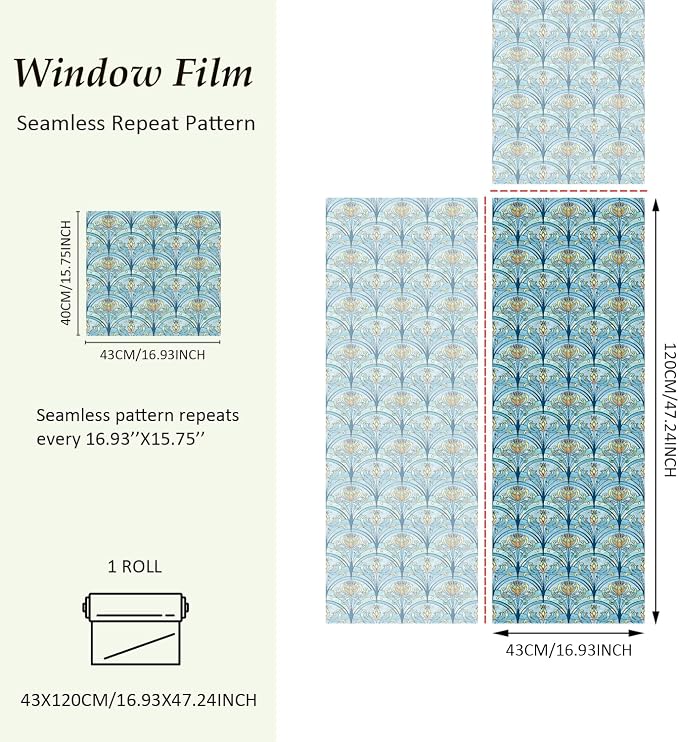 3D Vintage Stained Glass Window Film - Image 4