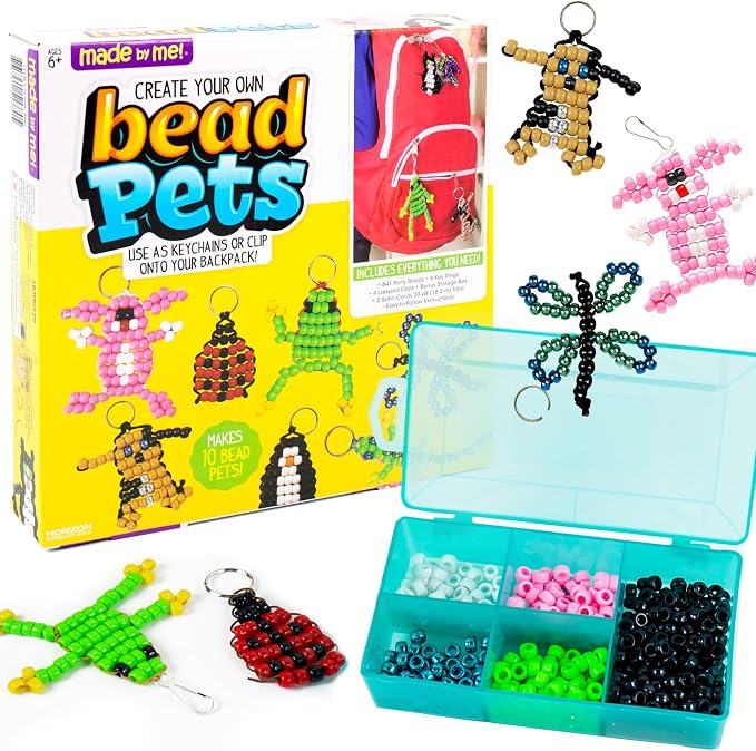 Made By Me Create Your Own Bead Pets by Horizon Group USA, Includes Over 600 by MadebyMe