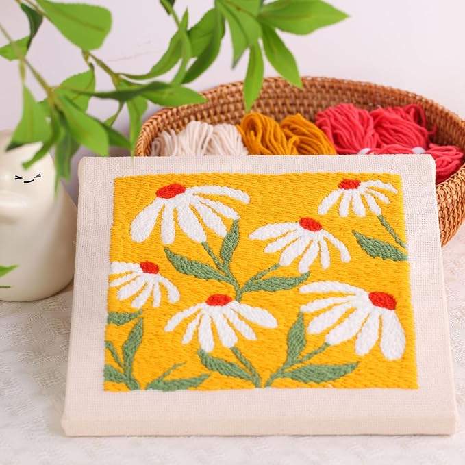 Embroidery Punch Needle kit Frame, Embroidery Starter Kits - Image 3