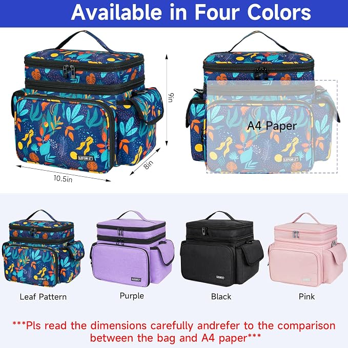 LEFOR·Z Small Sewing Supplies Organizer, Double-Layer Sewing Accessories - Image 2
