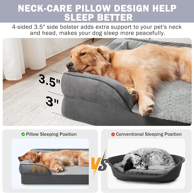INVENHO Orthopedic Medium Dog Beds - Image 5