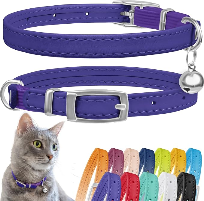 CollarDirect Leather Cat Collar by CollarDirect