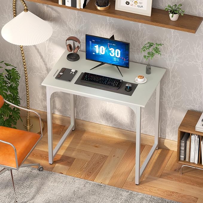 PayLessHere | 32 Inch Computer Desk | White | Office Desk - Image 2