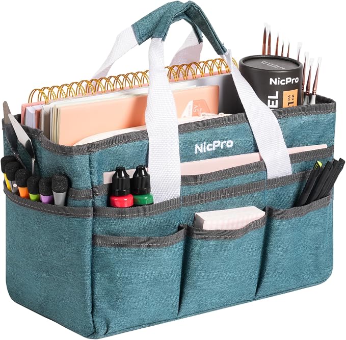 Nicpro Craft Organizer Art Bag, Tote Bag by Nicpro