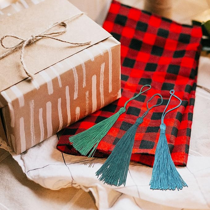 100 Pcs 13cm/5 Inch Silky Handmade Soft Craft Mini Tassels - Image 6