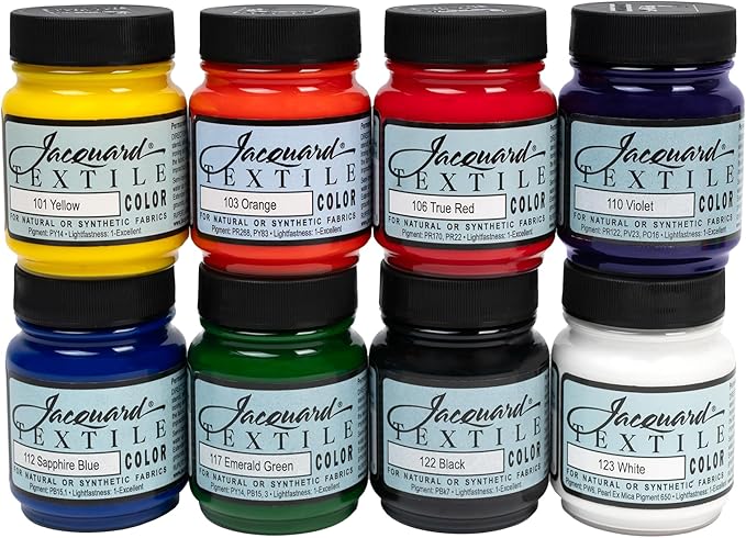 Jacquard Textile 8 Color Primary/Secondary Color Set by Jacquard