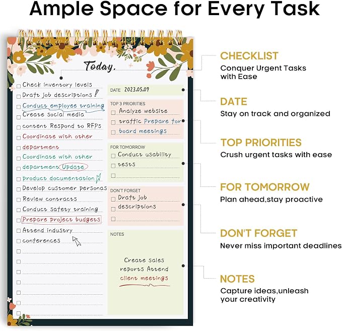 Taja To Do List Notepad - Image 2