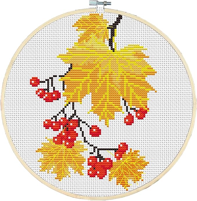 Awesocrafts Cross Stitch Kits Golden Age 11CT Stamped Patterns Easy Cross by Awesocrafts
