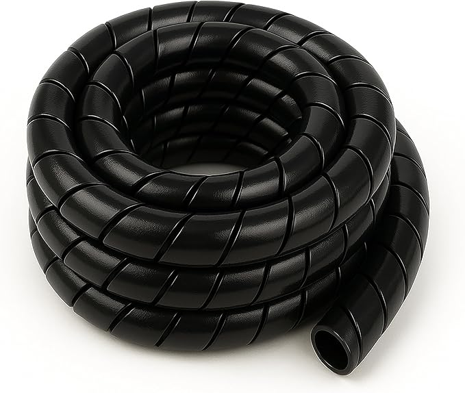 Electriduct 2.5" Heavy Duty Spiral Wrap HDPE Flexible Plastic Cable Sleeve Hose - Image 2
