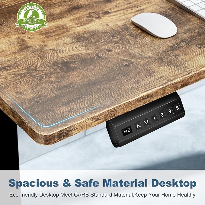 DUMOS 48 Inch Electric Standing Desk Height Adjustable, Sit to Stand Up - Image 7